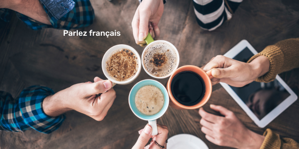 Parlez francaise avec des amies
